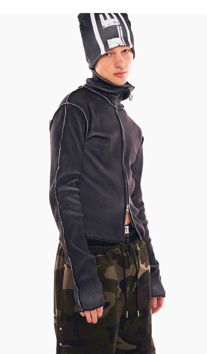 레씨토 투웨이 넥 집업 상품이미지2