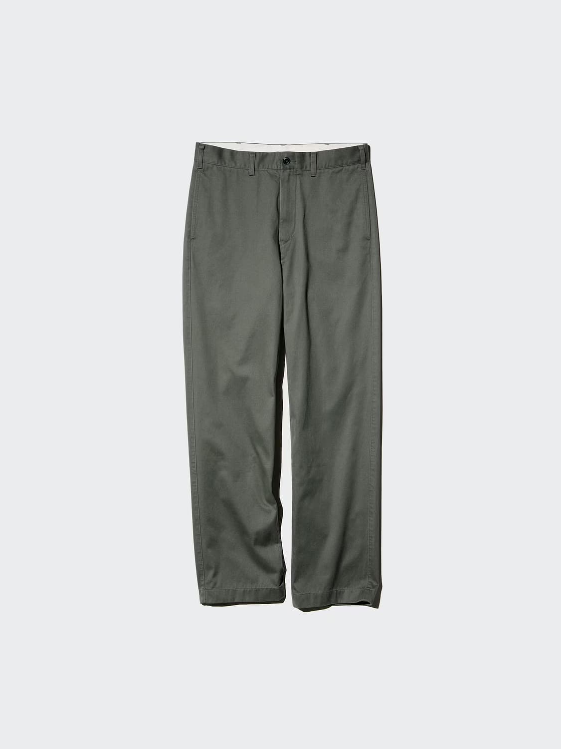 유니클로 스트레이트치노팬츠(릴랙스핏) - 올리브 76 사이즈 상품이미지2