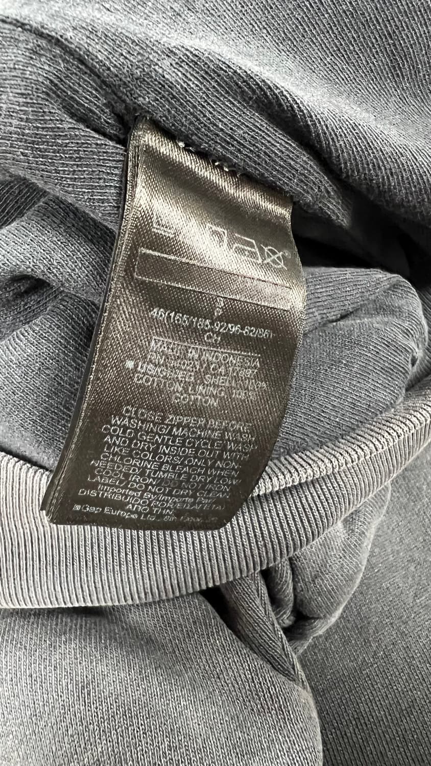 (새상품)이지갭 후드집업 포에틱블랙S 상품이미지3