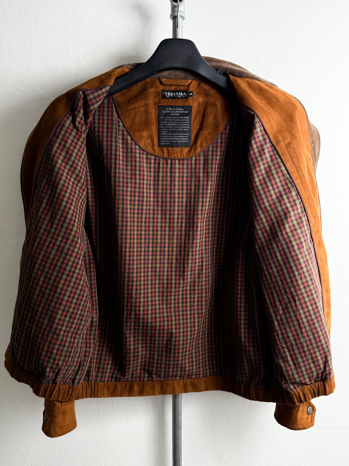 Vintage Tehama Suede Bomber Jacket 상품이미지4