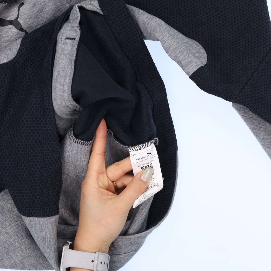 [M] 푸마 배색 후드 집업 저지 셋업 상하세트 0120J 상품이미지4