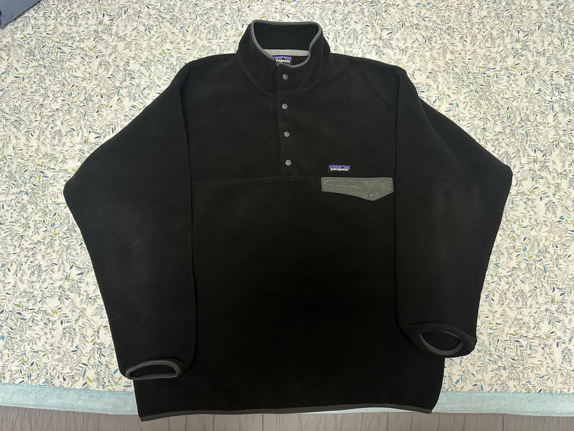 [L] 파타고니아 신칠라 블랙 그레이 헤비웨이트 상품이미지1