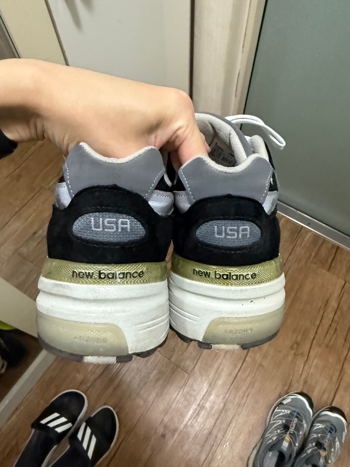 [265] 뉴발란스 992 OG 메이드 인 USA 블랙 그레이 상품이미지3