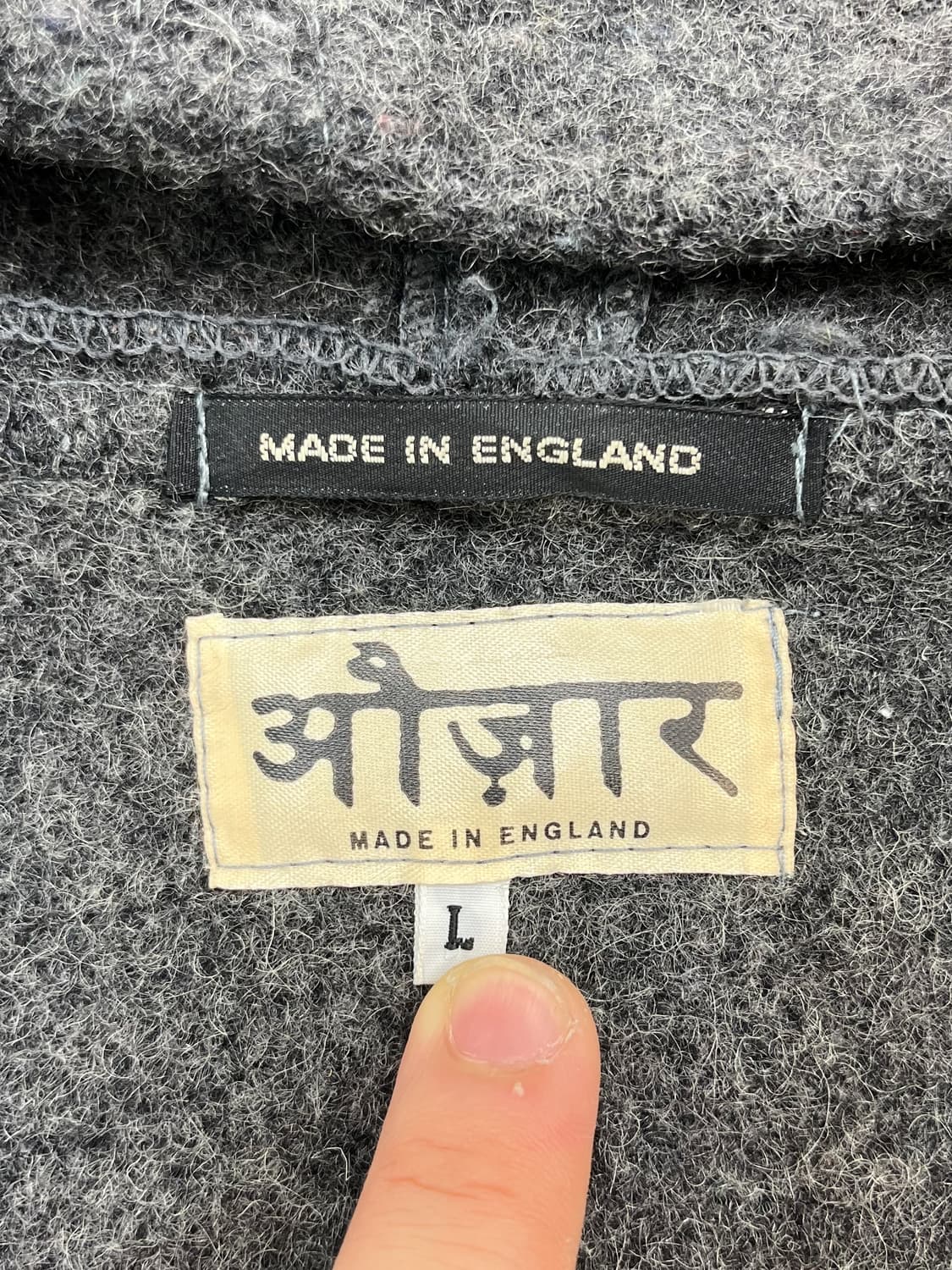 빈티지 잉글랜드 울 더플 코트 상품이미지9