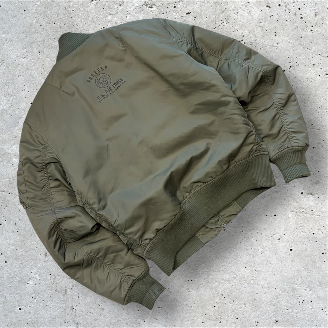 [M] 프로퍼 MA-1 항공 자켓 카키 B672 상품이미지2