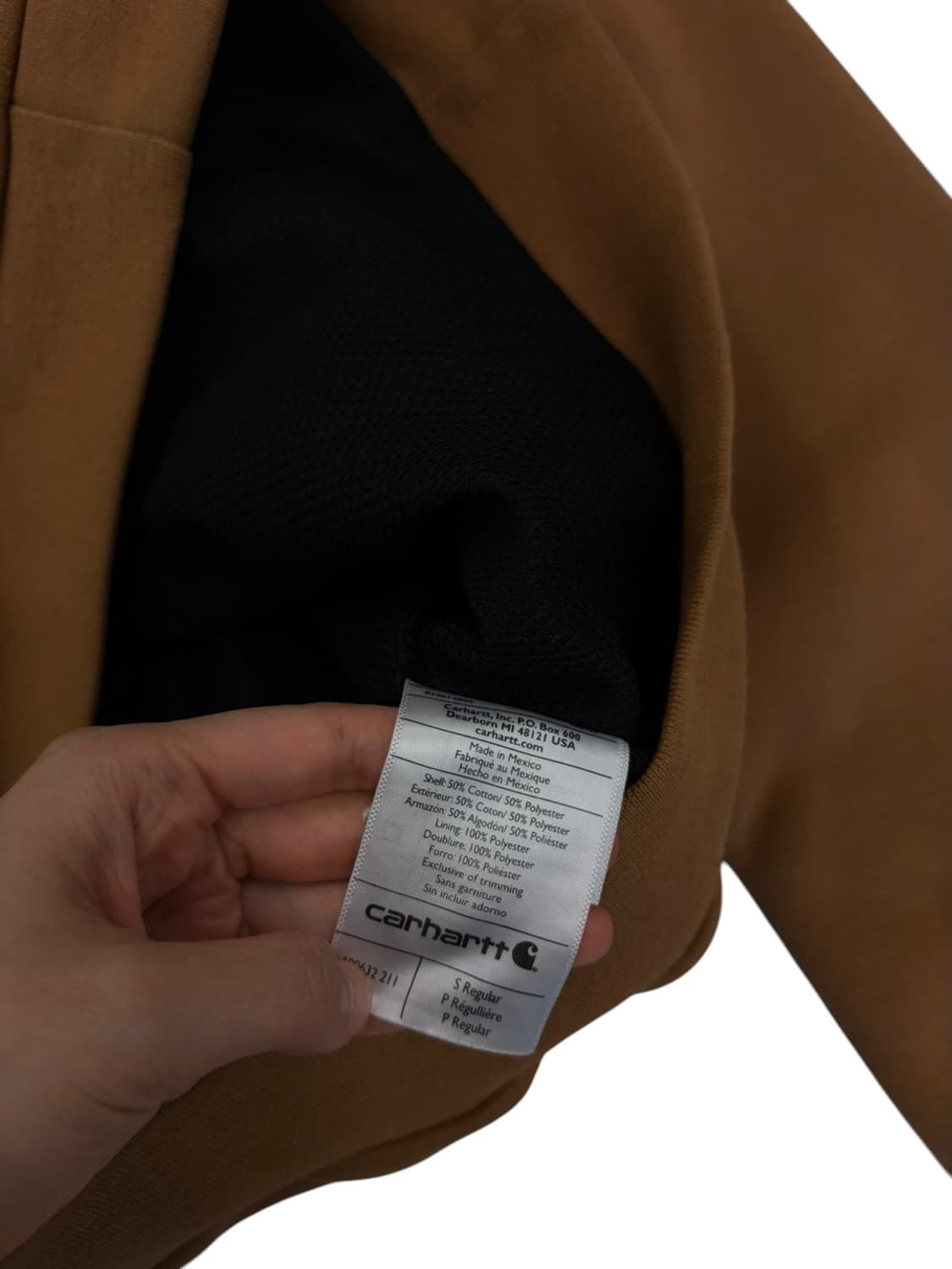 칼하트 써멀 후드집업 브라운 (S/국내95~100) 상품이미지8