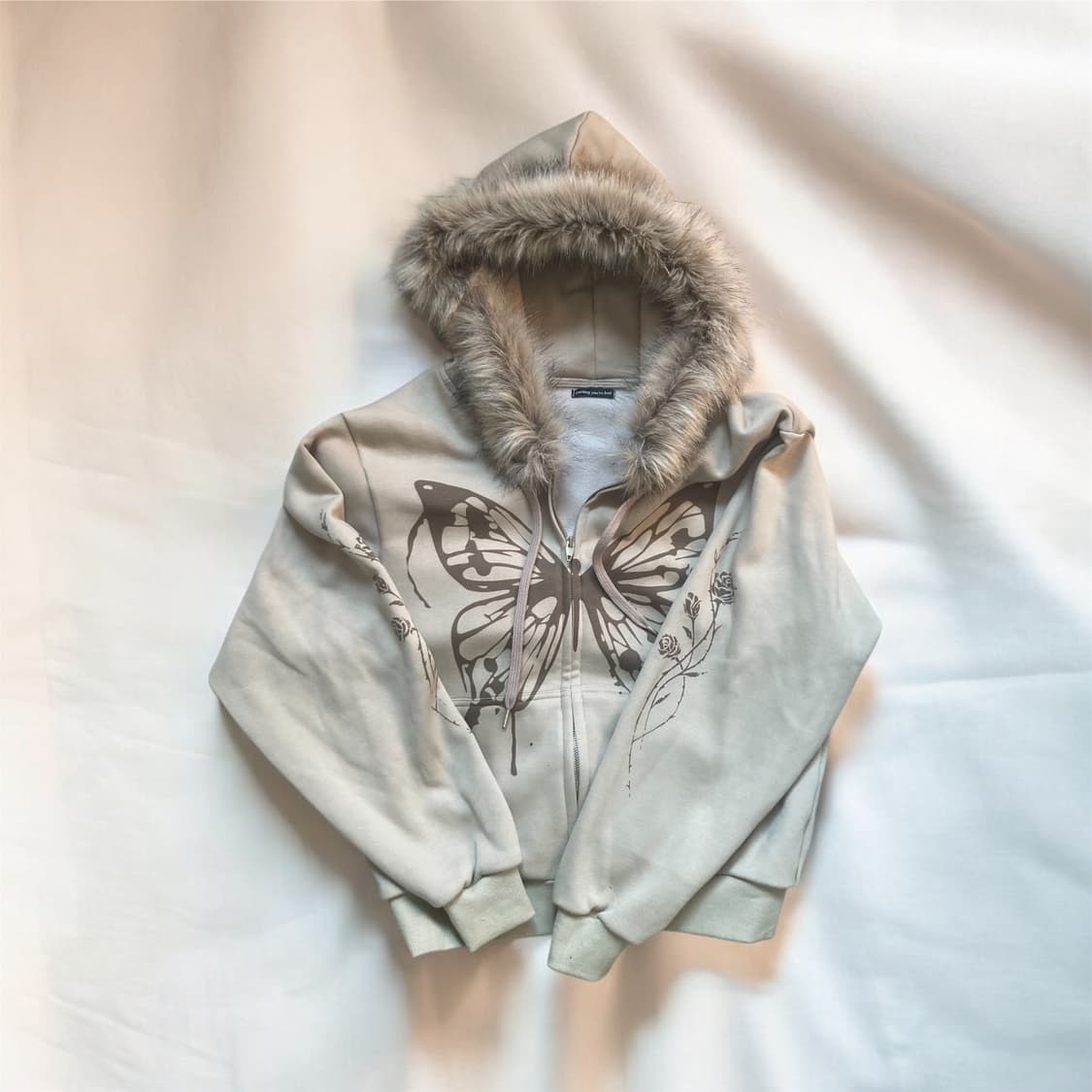 달링유어배드 BUTTERFLY SPLATTER ZIP-UP 상품이미지5