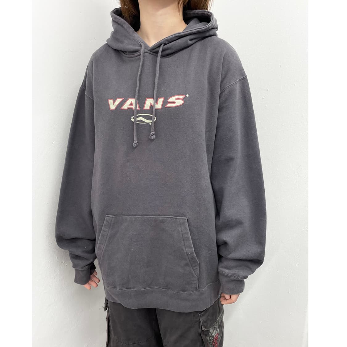 90s 클래식 반스 로고 풀오버 후드티 상품이미지1