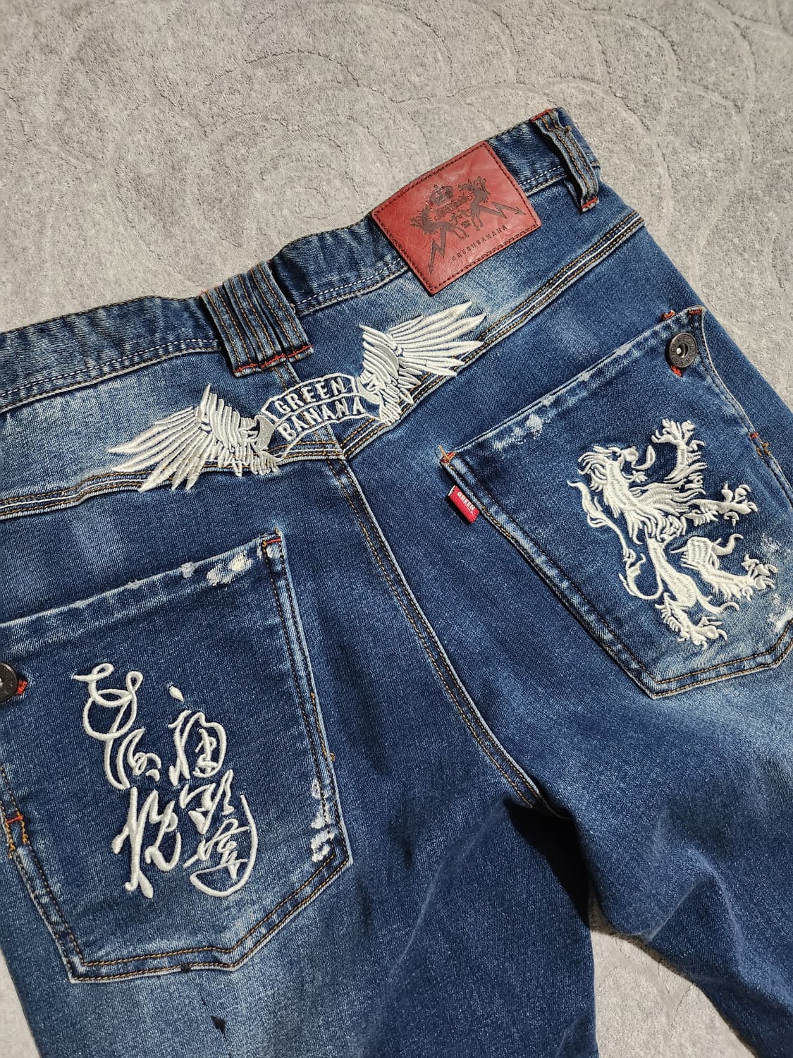 *그린바나나 빈티지 워싱 데님 팬츠 -34 상품이미지8