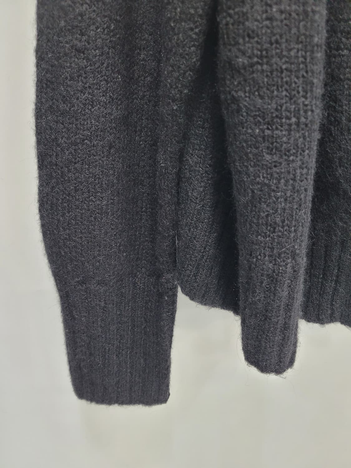 COS 코스 알파카 울 오픈 가디건 / 여 S 블랙

 상품이미지4