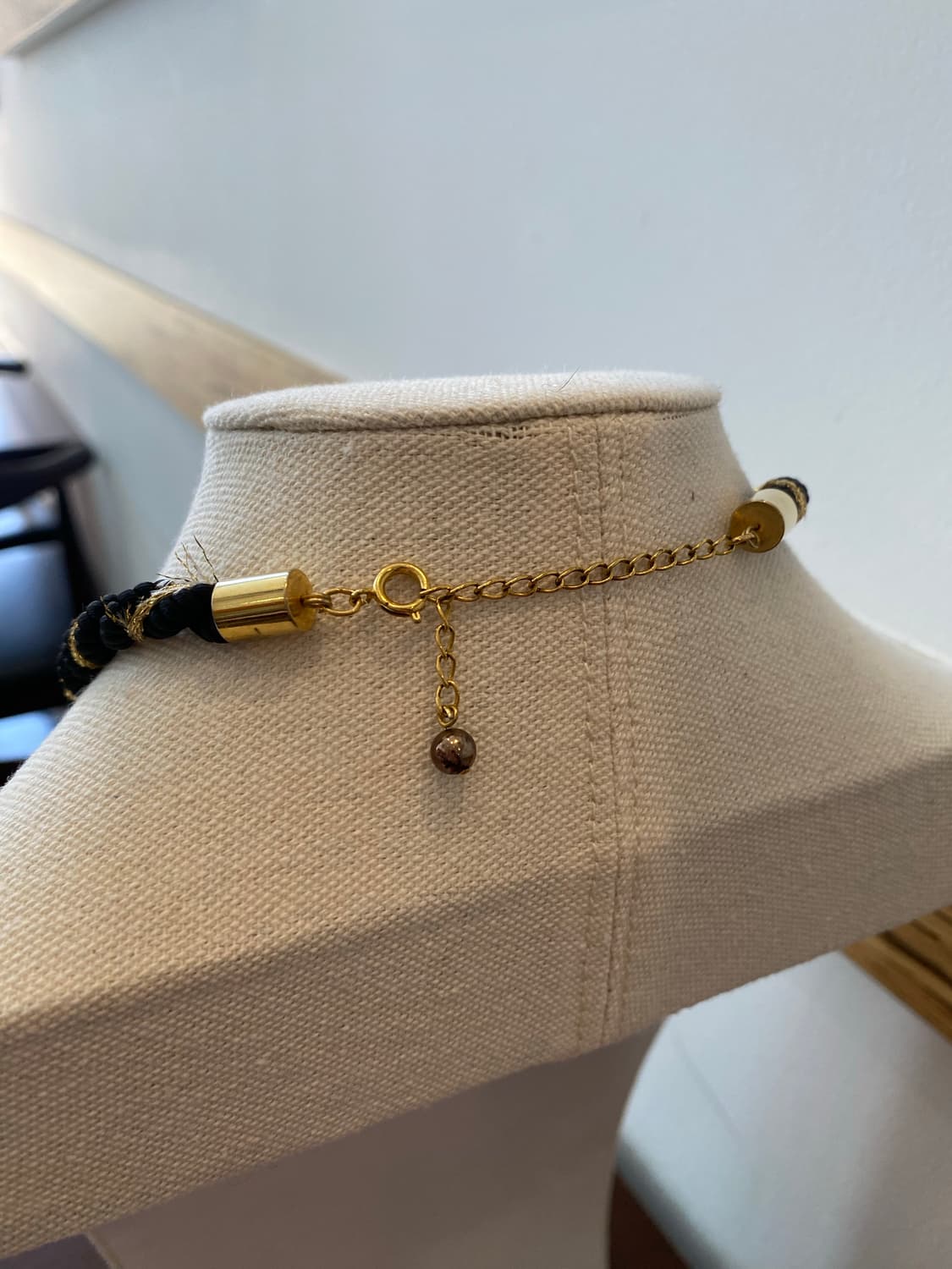 빈티지 블랙 씨드 비즈 볼드 목걸이 상품이미지6