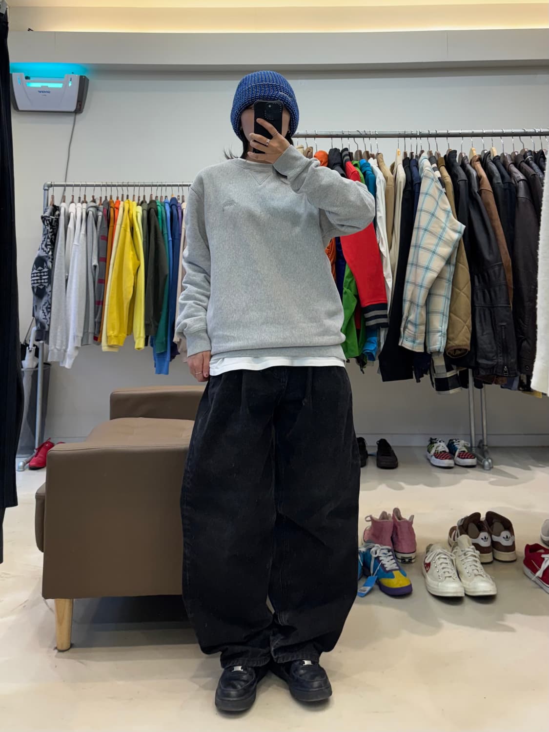 스투시 베이직 로고 맨투맨 상품이미지5