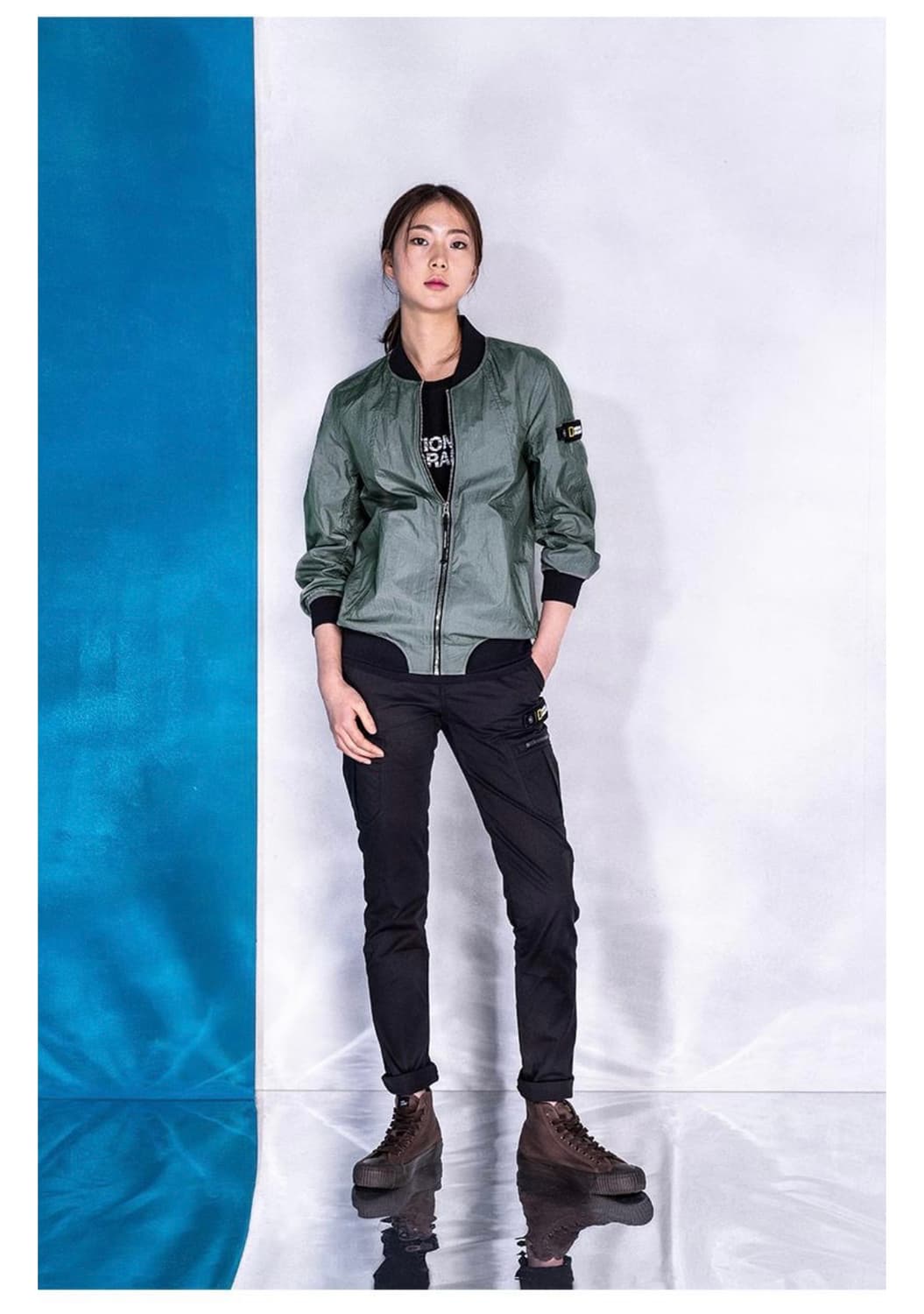 내셔널지오그래픽 미노우 블루종 점퍼 상품이미지8