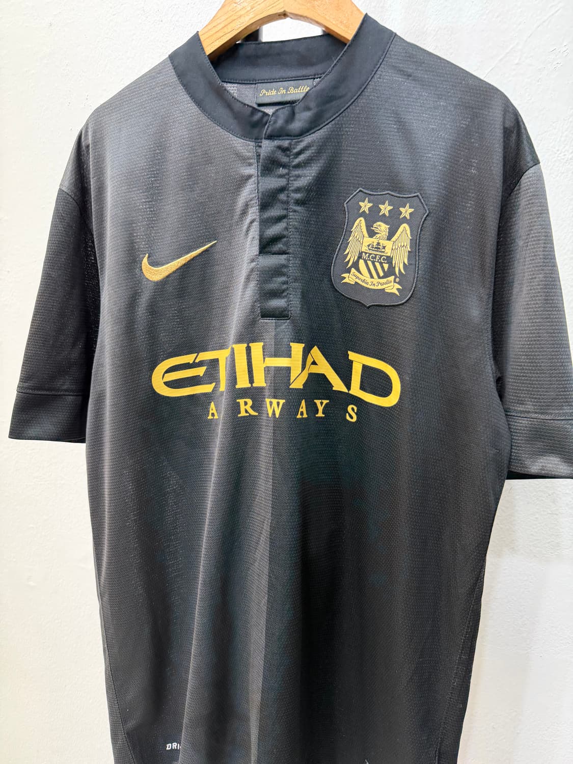 정품) 나이키 맨체스터시티 13-14 어웨이 36번 유니폼 M 상품이미지3