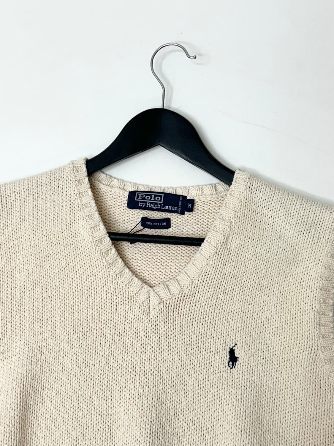 Polo 폴로 랄프로렌 베이지 니트 베스트 상품이미지1