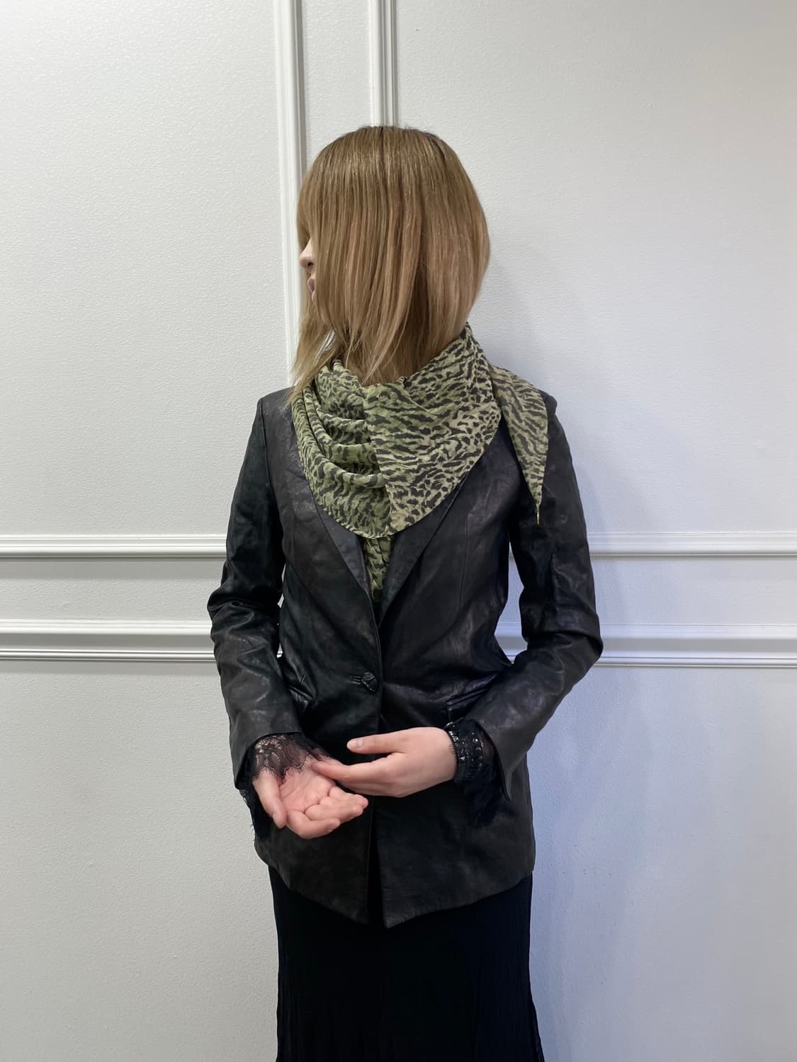 Leopard Pattern Scarf 상품이미지3