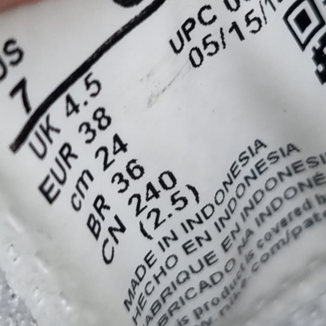 나이키 코트 로얄 화이트 여성스니커즈240 상품이미지6