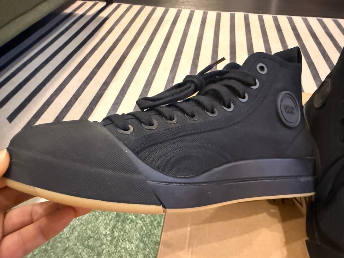 보테가베네타 VULCAN 캔버스 하이탑 상품이미지3