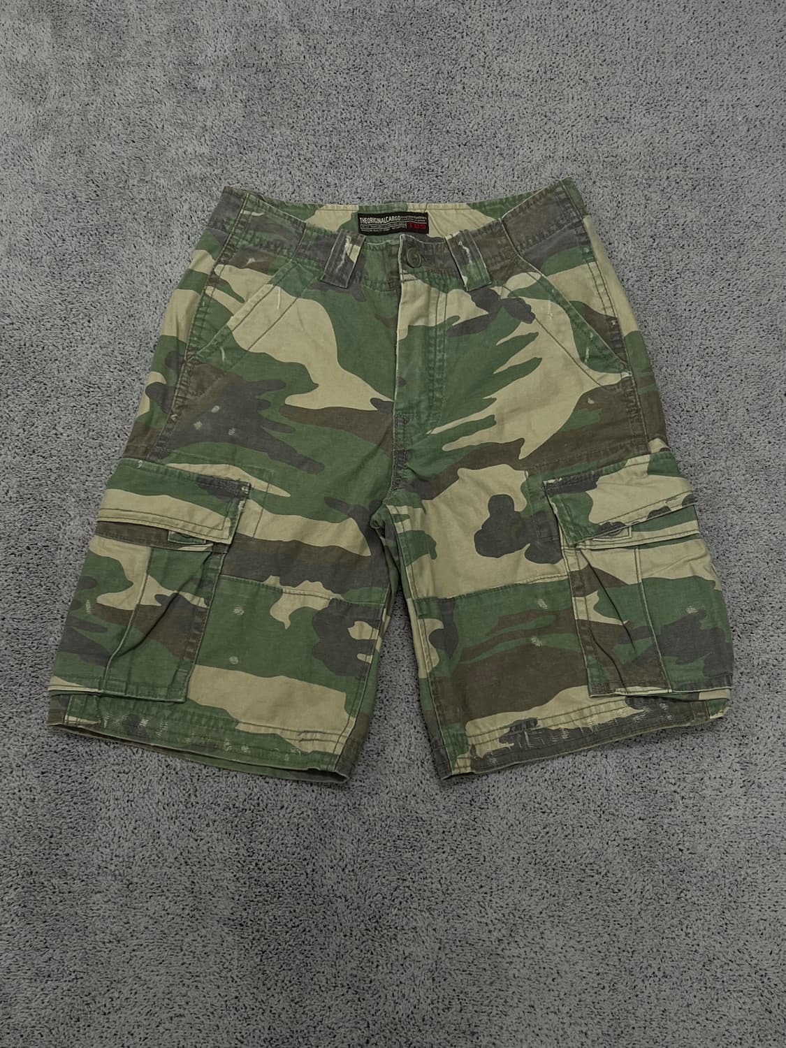 (S) 더오리지날카고 밀리터리 카고 숏츠 상품이미지1