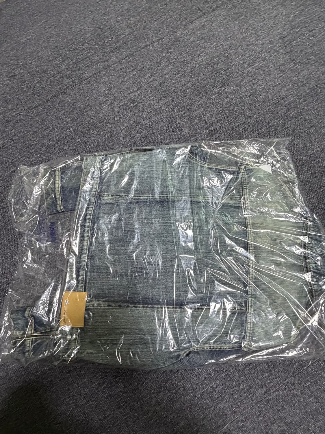 (1 size) 카미엔 크롭 트러커 데님 자켓 상품이미지7