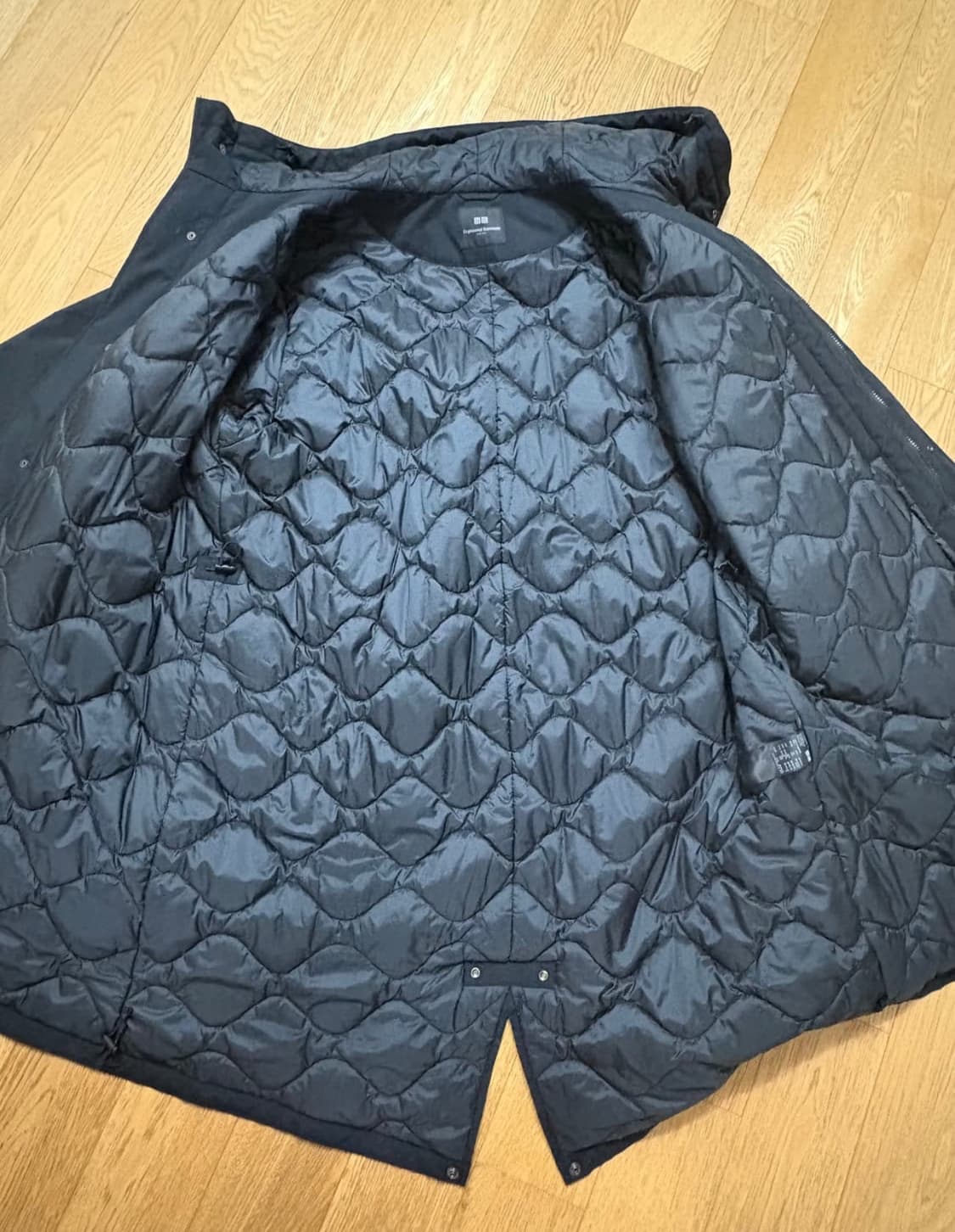 엔지니어가먼츠 유니클로 피쉬테일 파카 블랙 상품이미지4