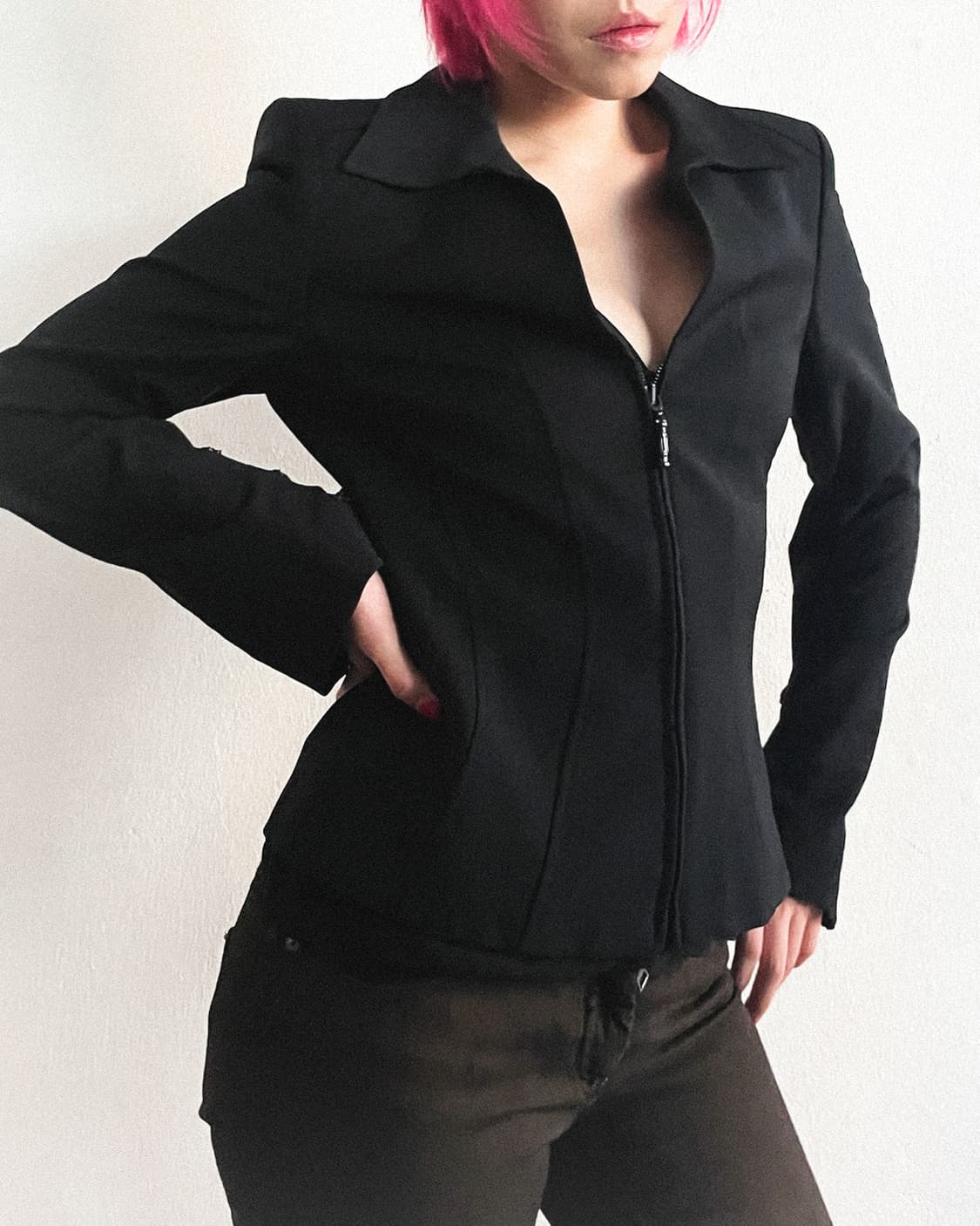 베르사체 2001FW 런웨이 코르셋 본디지 자켓 상품이미지5