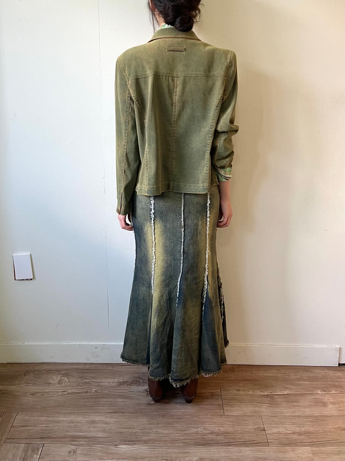 japan Vtg 스카치 데님 스커트 상품이미지10