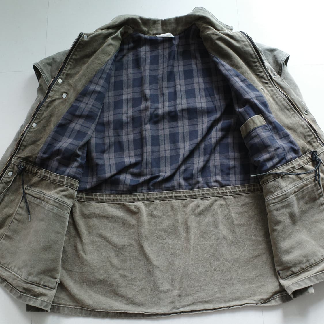 90s 칼하트 샌드스톤 케이프 코트 CW042 MADE IN USA  상품이미지6