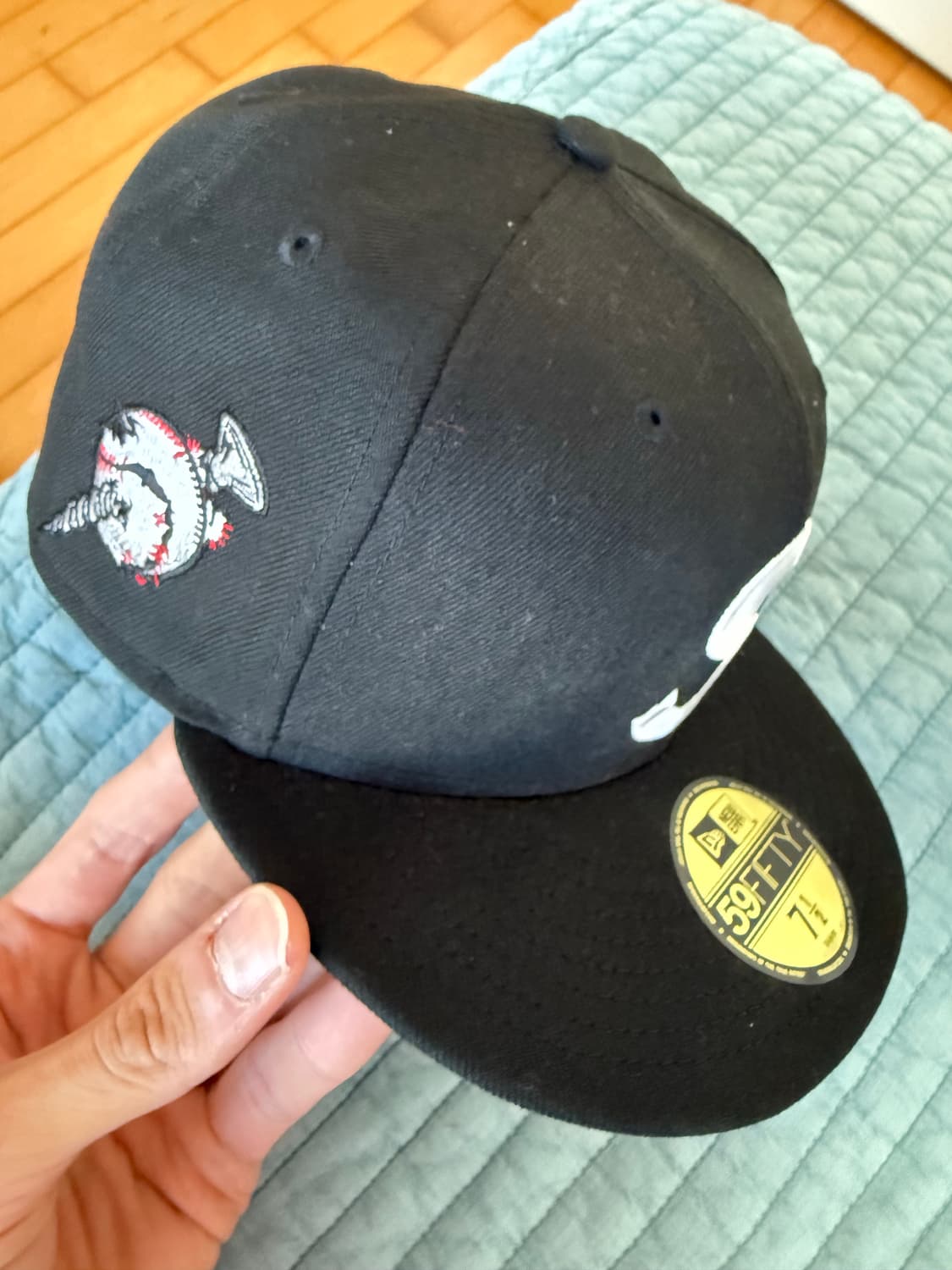 슈프림 x 뉴에라 스크류 볼 S 로고 블랙 - 24FW 7 1/2 새상품 상품이미지2