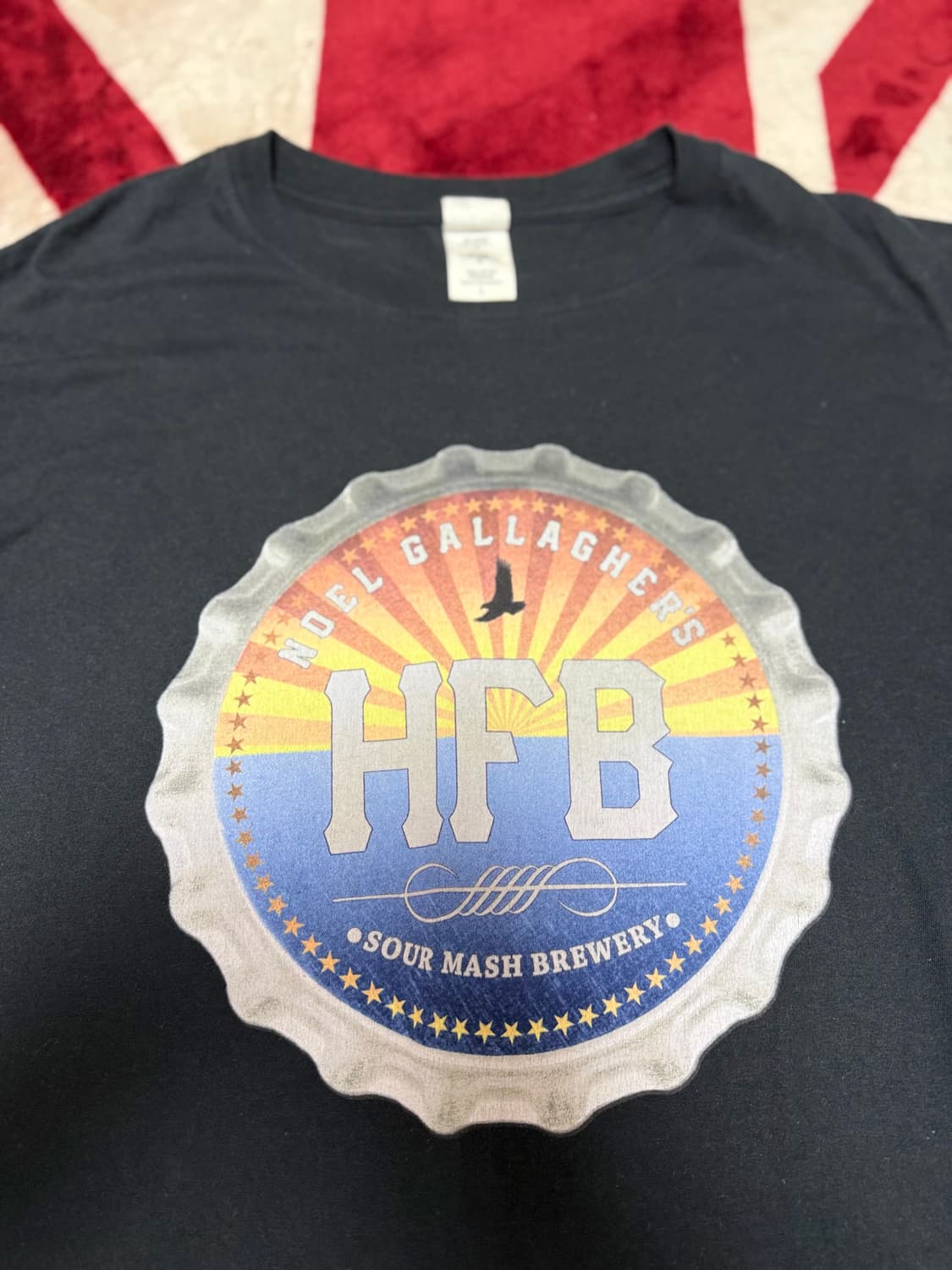 오아시스 노앨갤러거하이플라잉버즈 공식 2012 월드투어 티셔츠 상품이미지2