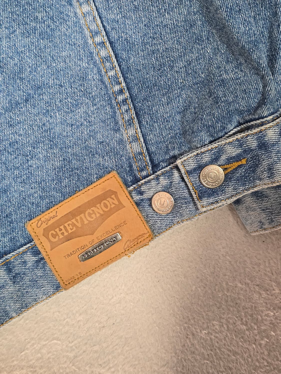 Chevignon 쉐비뇽 웨스턴웨어 데님 숏자켓 상품이미지8