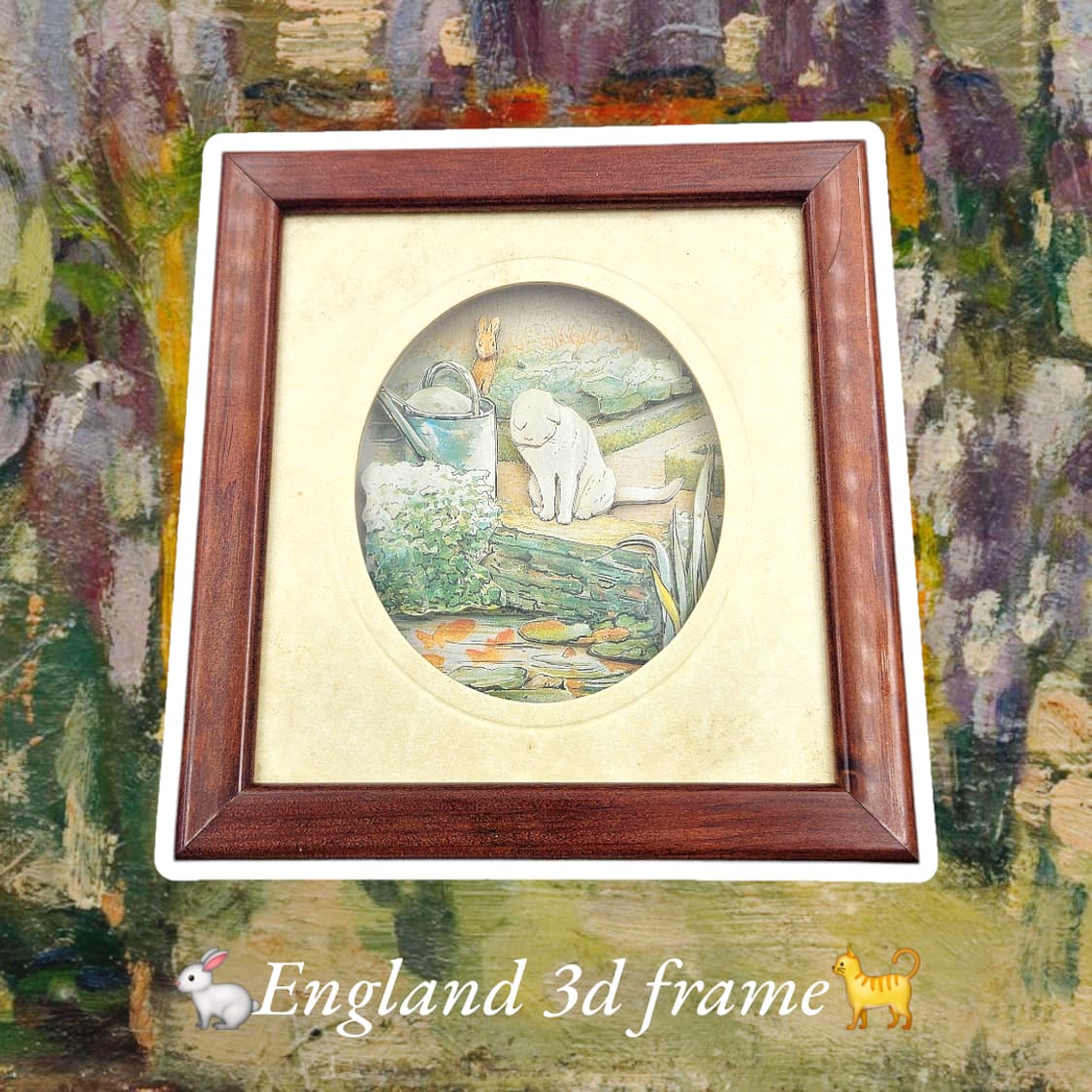 영국 존 엘람 3d 데코파주 벽걸이 액자 상품이미지1
