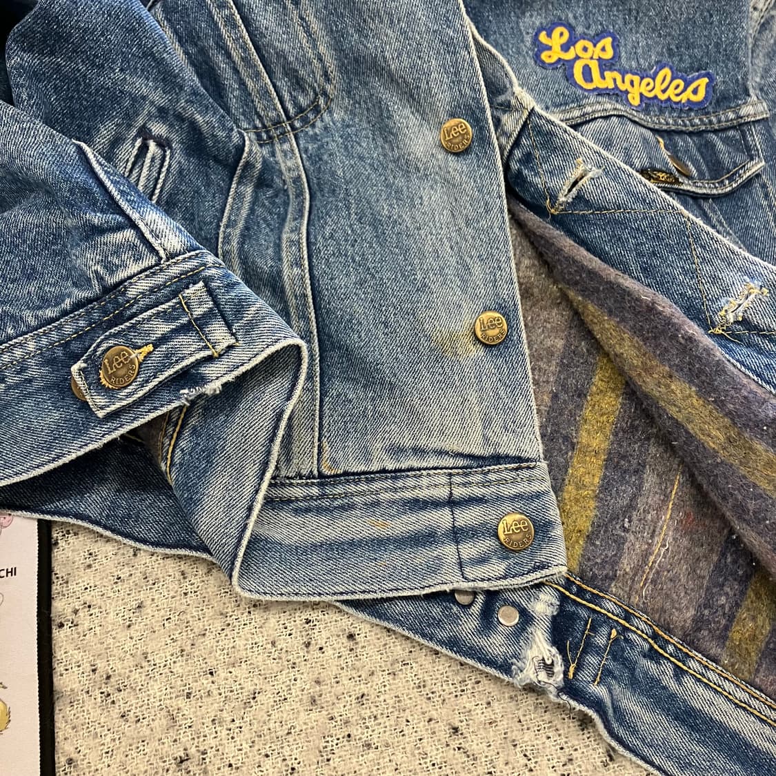 N240 lee 리 스톰라이더 데님 청자켓 상품이미지9