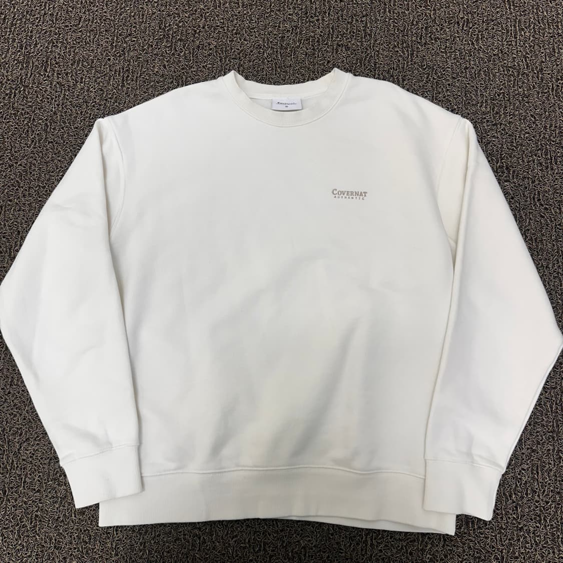 커버낫 맨투맨 아이보리 M 상품이미지1