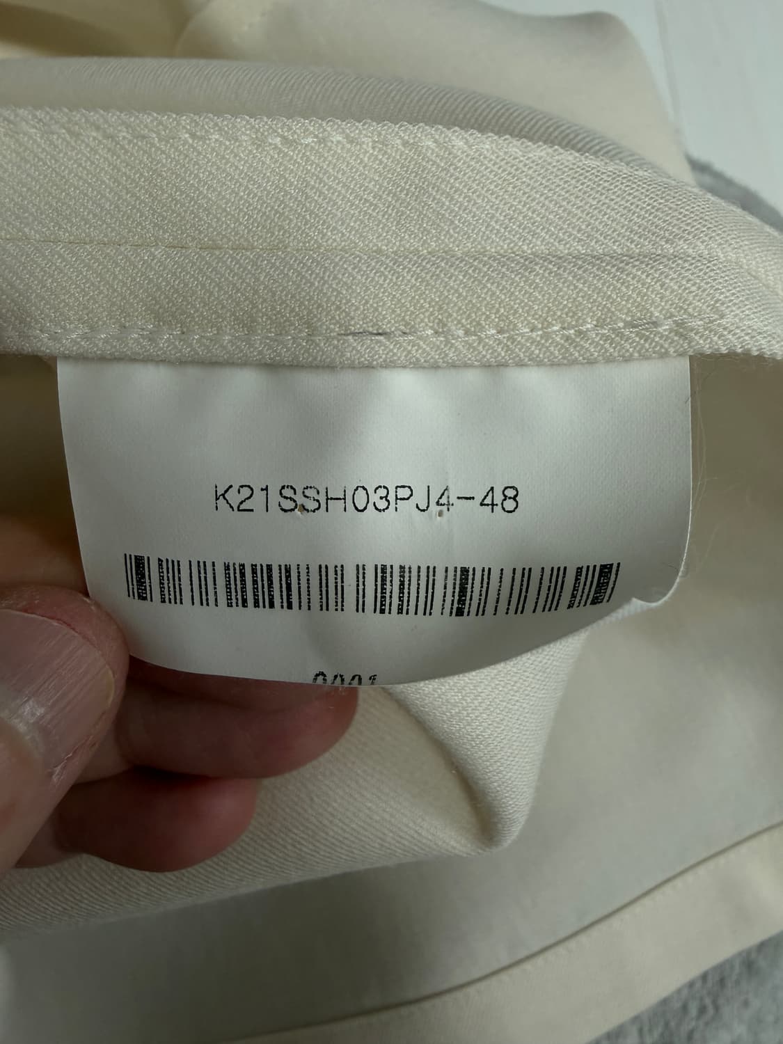 CHUNNNG(청) 반팔 셔츠 아이보리컬러 남자 L사이즈 상품이미지4