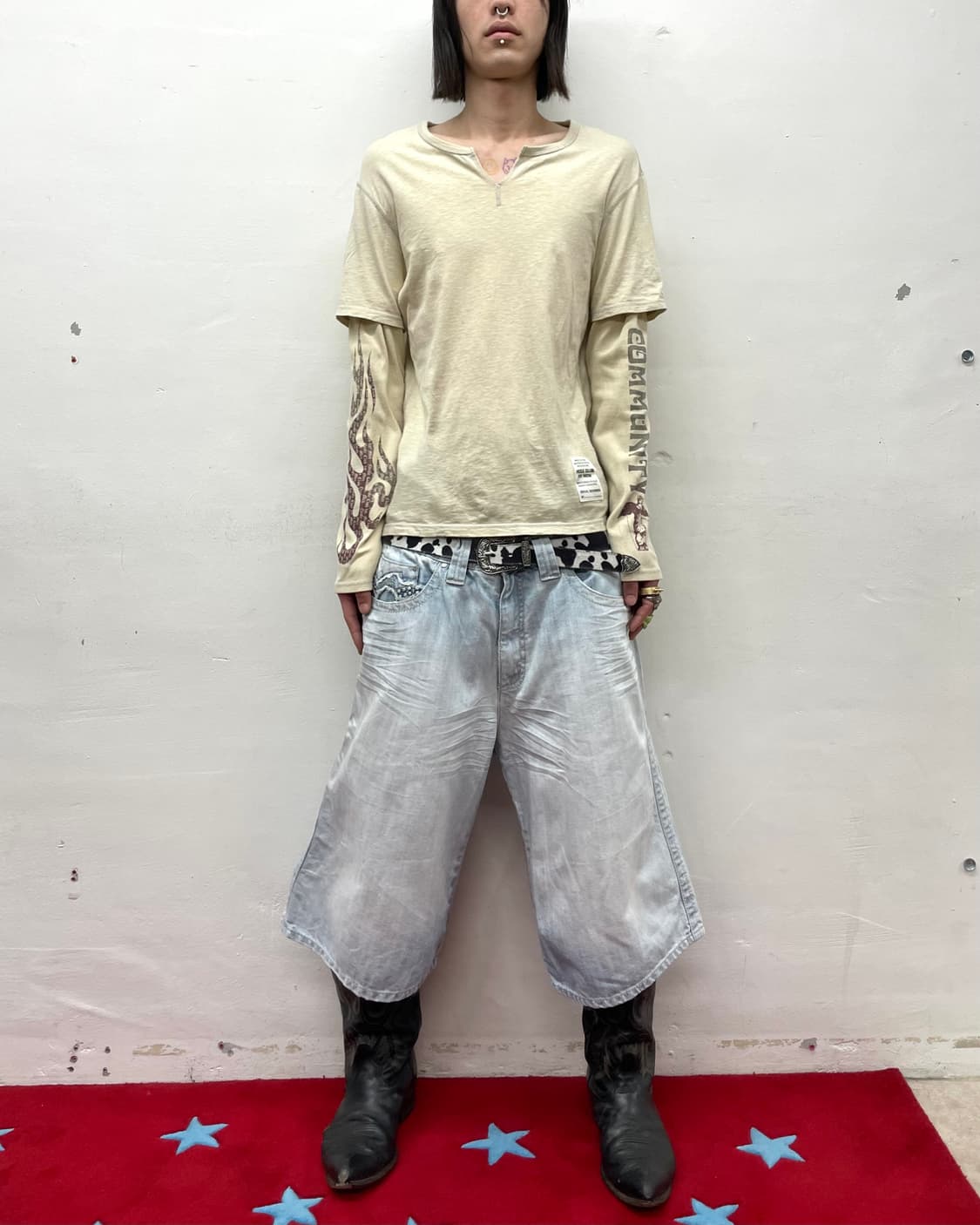 Western Flame Layered Long Sleeve 상품이미지6