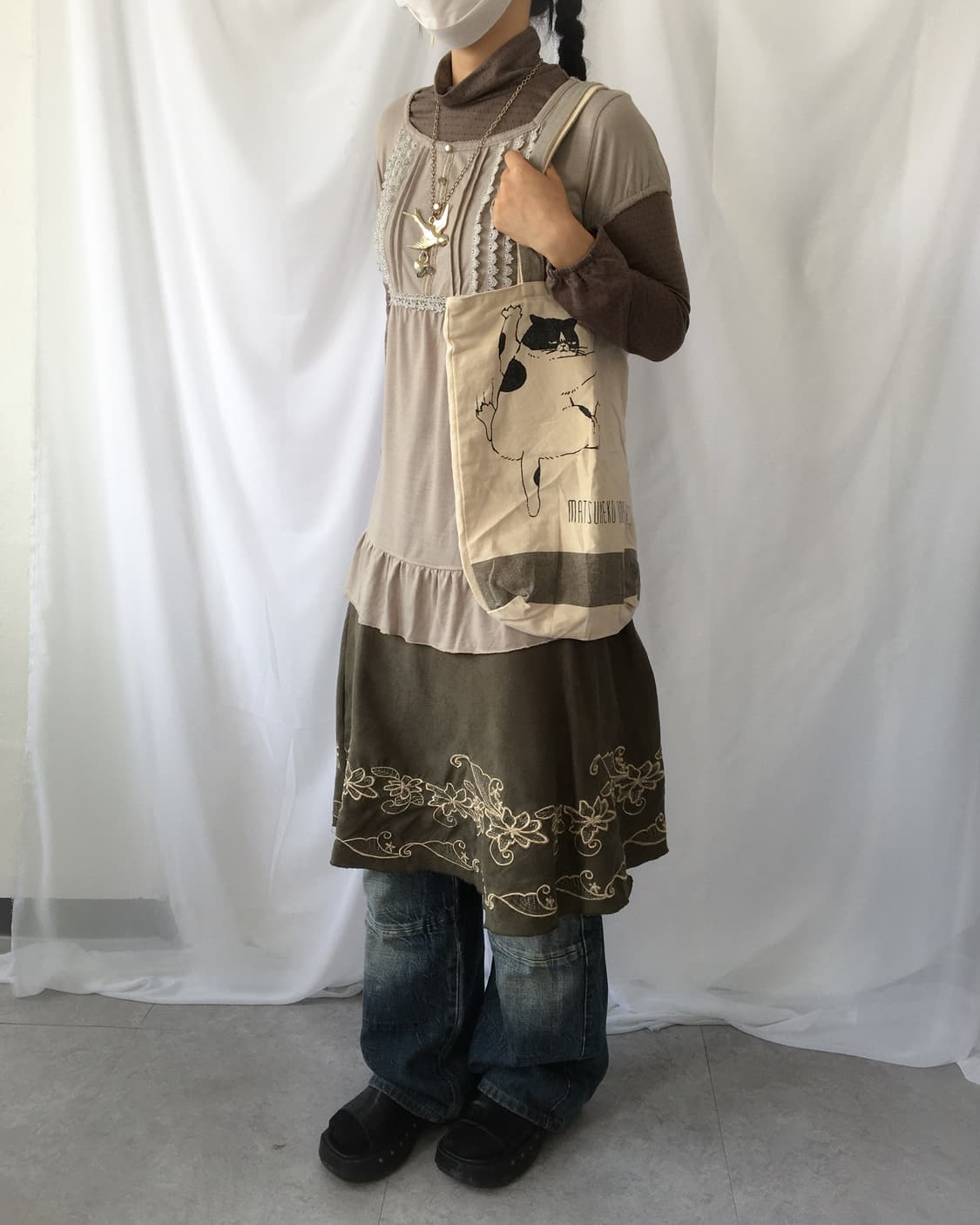 Layered high neck sleeve 상품이미지8