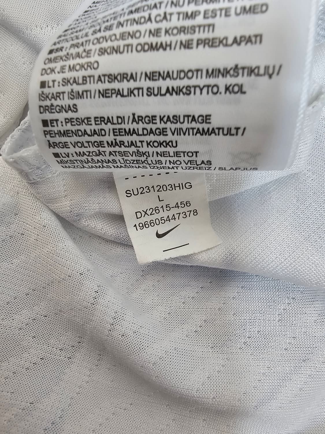 나이키 토트넘 23/24 홈 유니폼 화이트 L 상품이미지4