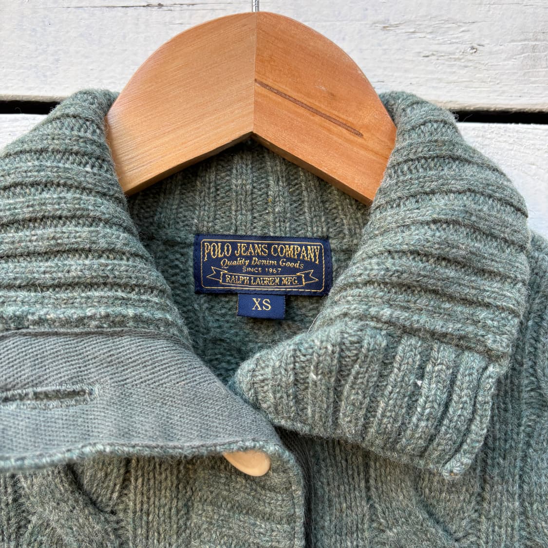 Polo 폴로 진스 울 니트 가디건 상품이미지4