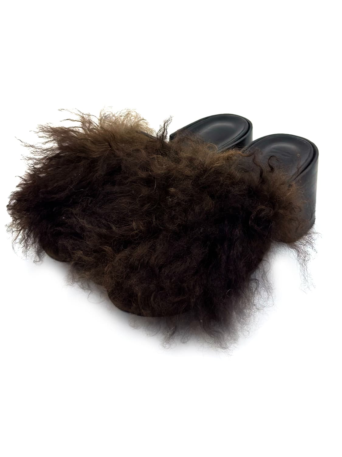 Ray Beams RBSl Fur Platform Sandals/ 38 상품이미지2