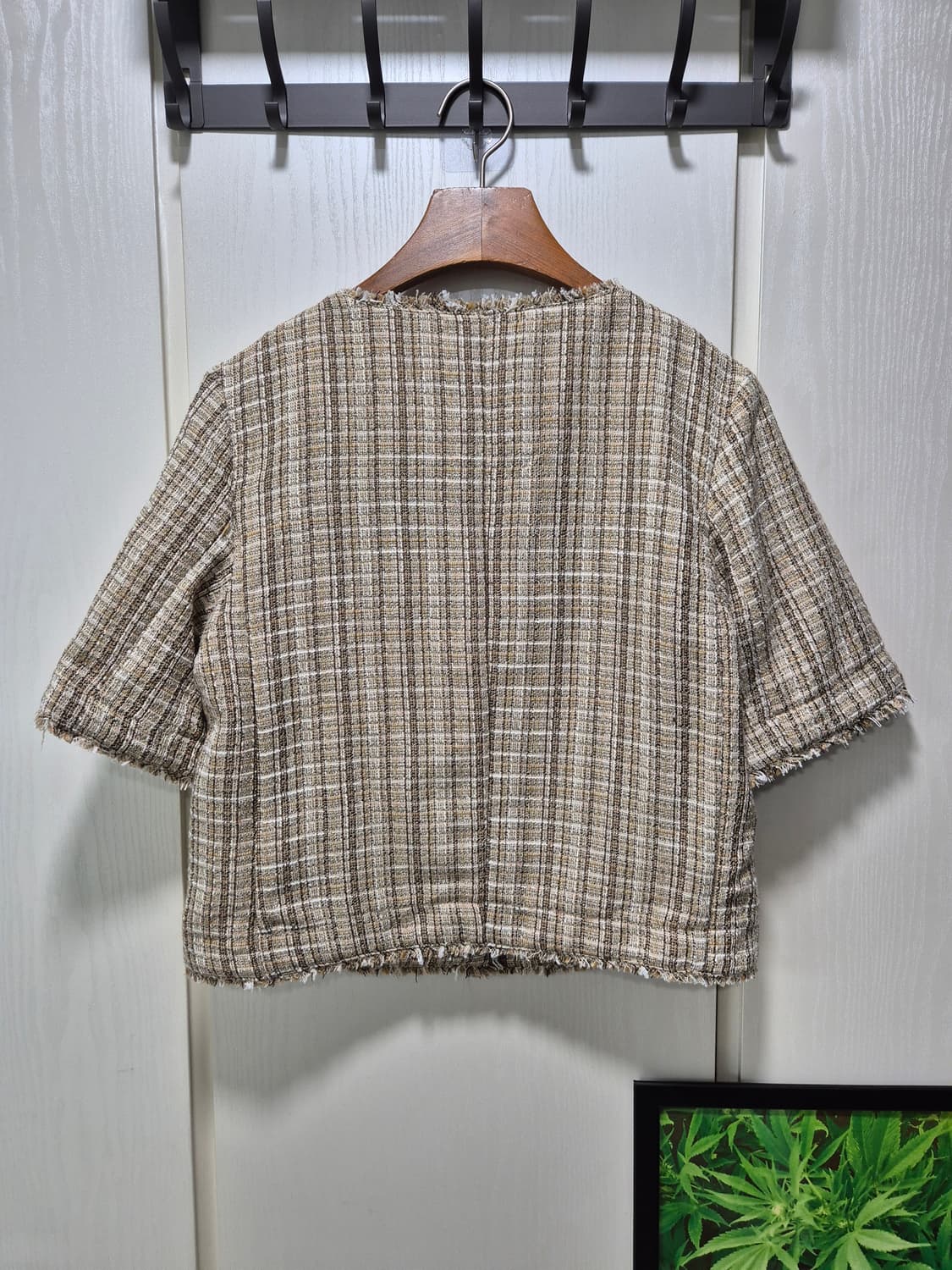 마리끌레르 트위드 반팔 자켓 셋업 상품이미지6