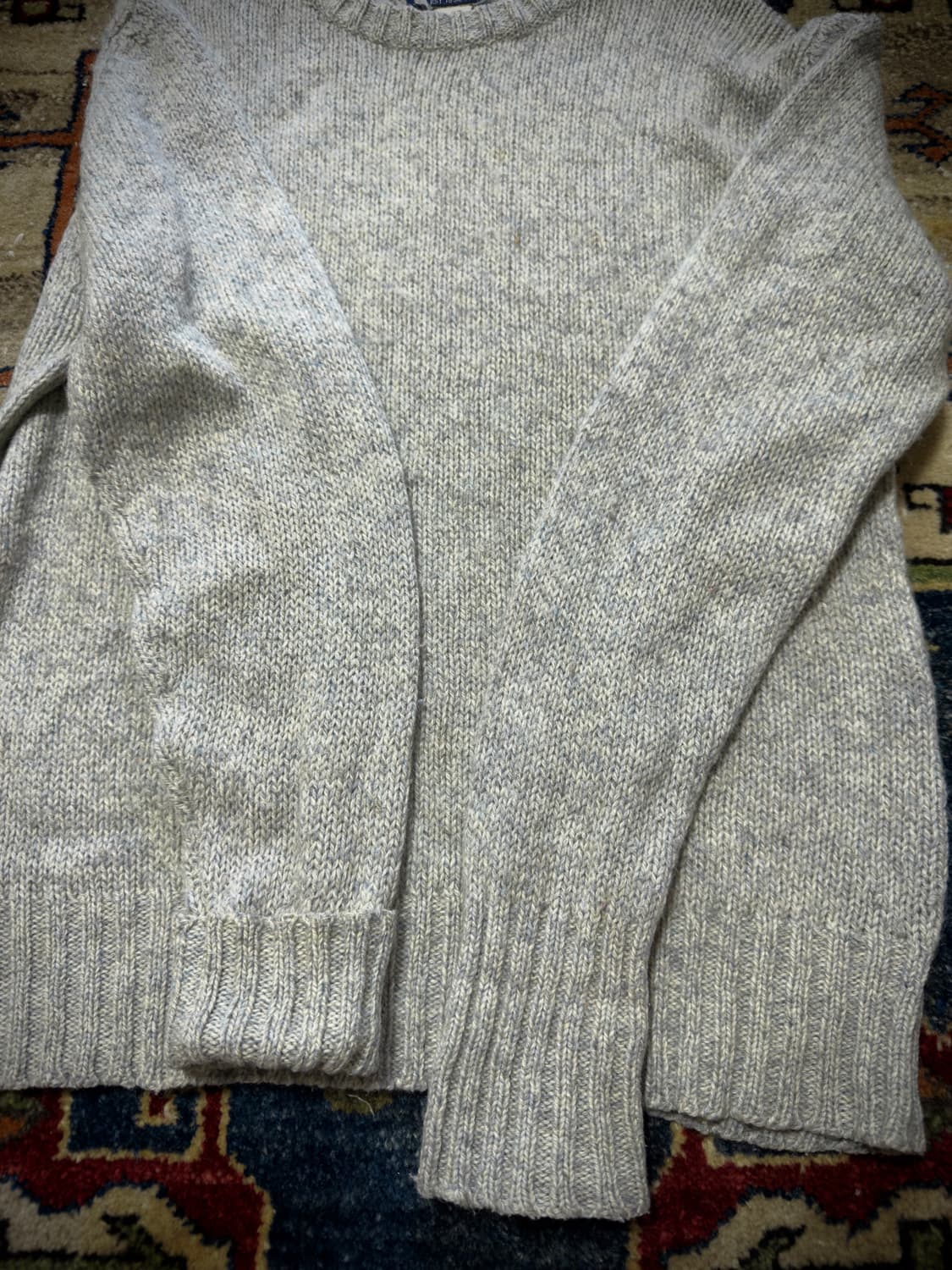 60s Woolrich wool fisherman Knit 상품이미지5