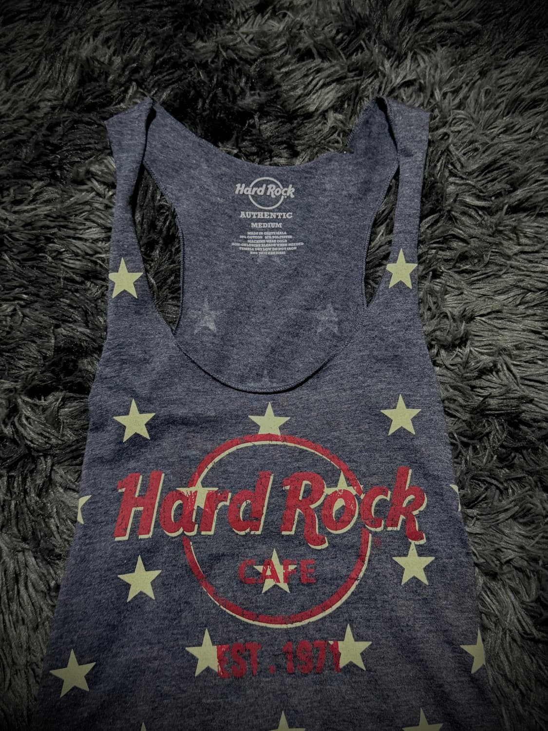 Hard Rock Cafe 별 패턴 롱 슬리브리스 상품이미지3