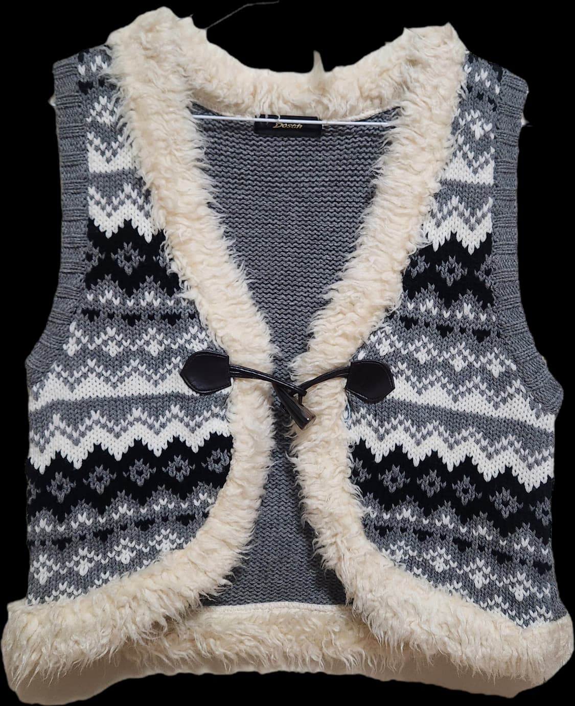 노르딕 조끼 가디건 떡볶이 단추 상품이미지1