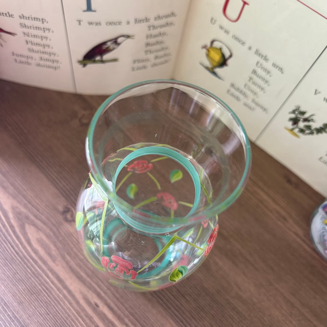 미국 빈티지 핸드페인티드 화병 꽃병 오브제 상품이미지6