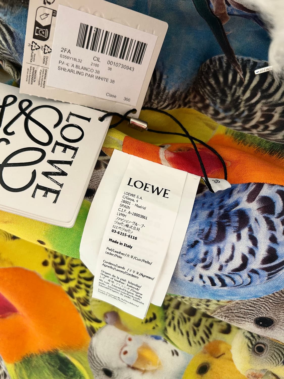 로에베 오버사이즈 무스탕 코트 상품이미지8