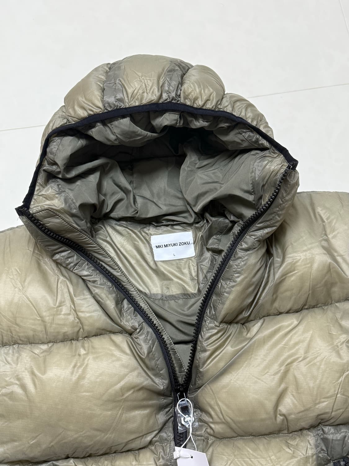 Mki 패딩 버블 덕다운 카키 상품이미지2