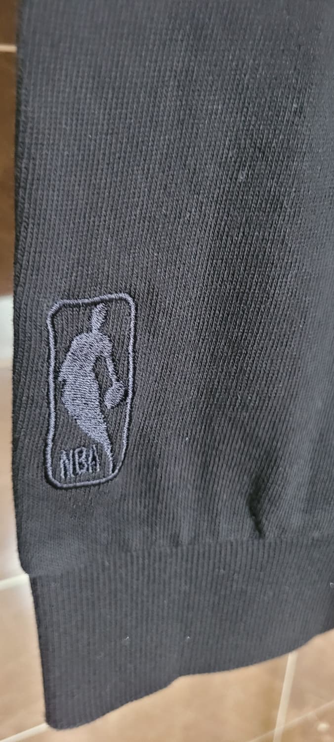 (남성2xl-3xl사이즈) NBA 선명한 블랙 긴팔(춘추용) 상품이미지5