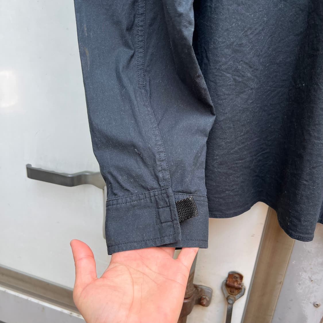 80‘s 엠포리오 아르마니 벨크로 셔츠 상품이미지8