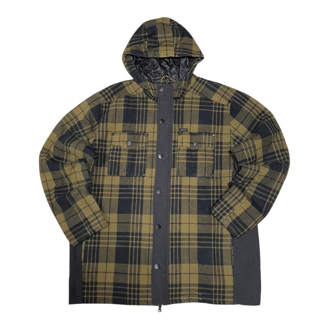 ✨ (바배) 할리데이비슨 2WAY 체크 후디 자켓  상품이미지1